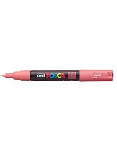 Posca PC-1M Marqueur de Pintura - Pointe Conica 0.7mm - Encre Base al Eau - Résistant à la Luz - Couleur Rose Coral