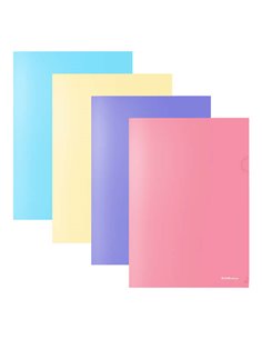 Erichkrause Dossiers Uñero Fizzy Pastel - A4 Opaco - Couleur Assorti