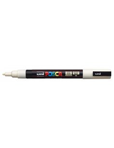 Posca PC-3M Marqueur de Pintura Base al Eau - Pointe Conica de Polyester 0.9-1.3mm - Linea Fina - Résistant à la Luz - Couleur M