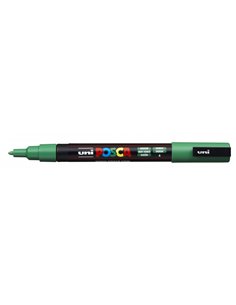Posca PC-3M Marqueur de Pintura - Pointe de Polyester Conica 0.9-1.3mm - Encre Base al Eau - Résistant à la Luz - Couleur Vert