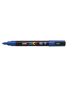 Posca PC-3M Marqueur de Pintura - Pointe Conica 0.9-1.3mm - Encre Base al Eau - Résistant à la Luz - No Permanent - Couleur Bleu