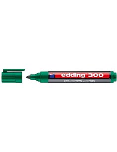 Edding 300 Feutre Permanent - Pointe Ronde - Trait entre 1.5 et 3 mm. - Encre Casi Inodora - Capuchon Avec Clip - Séchage rapide