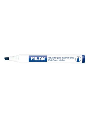 Milan Feutres Pour Tableau Blanca Avec Pointe Biselada - Pointe 1 - 4 mm - Encre à Base de Alcohol - Borrable en Seco - Couleur 