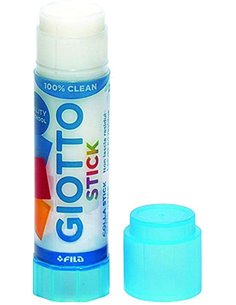 Giotto Stick Barra de Pegamento Pequeño - Capacité 10gr - Sans Disolventes - Séchage rapide - Adapté Pour Usage Scolaire