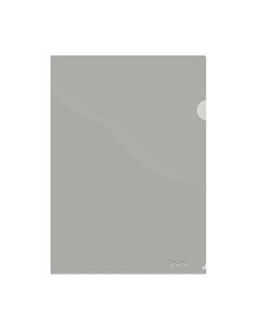 Dohe Dossier Uñero Premium Taille A4 - 210x297mm - Fabricado en Polipropileno Translucido de 180 Micras - Couleur Gris
