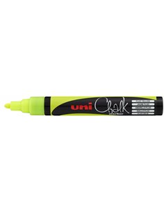 Uni-ball PWE-5M Marqueur de Tiza Liquida - Pointe Conica 1.8-2.5mm - Borrado en Humedo - Résistant à la Lluvia et Exteriores - C