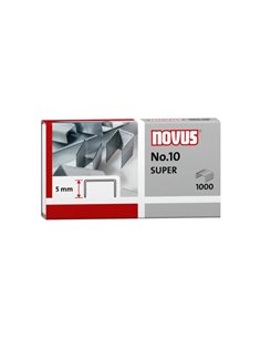 Novus Nº 10 Super Boîte de 1000 Agrafes Nº 10 Galvanizadas
