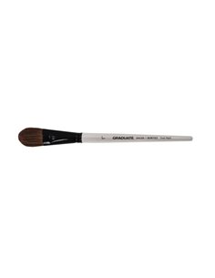 Daler Rowney Graduate Pincel Acuarela - Mezcla de Pelo de Pony et Sintetico - Mango Corto - Oval Lavis 1"