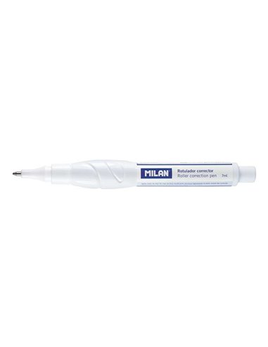 Milan Stylo à bille Correcteur Liquido 7ml - Pointe Metalica