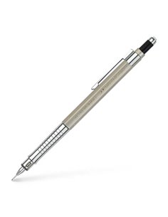 Faber-Castell TK-Fine Vario L Portaminas HB 0.5mm - Avec Goma de Borrar - Clip de Metal - Couleur Champagne