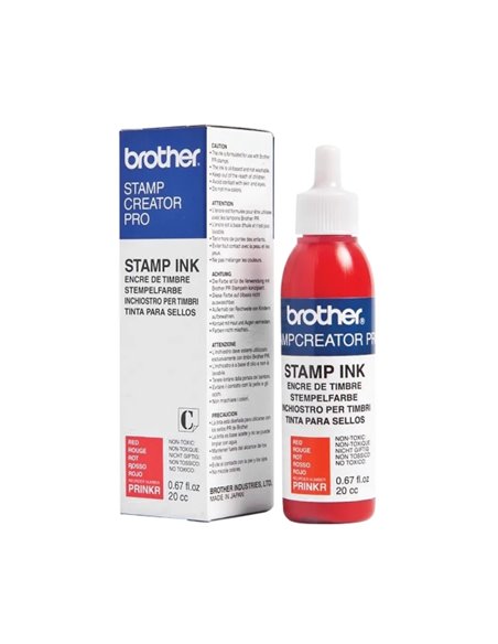 Brother Bote de Encre Rouge Pour Maquina de Sellos SC2000 20cc