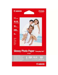 Canon GP-501 Papier Fotografico A6 10x15cm Brillo 200gr 10 Feuilles