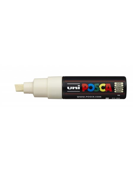 Posca PC-8K Marqueur de Pintura - Pointe Biselada Acrilica 8mm - Encre Base al Eau - Résistant à la Luz - No Permanent - Couleur