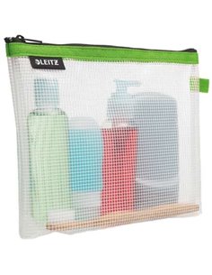Leitz WOW Sac Porta-Todo Résistant à l'eau - Taille 170x6x240mm - Material EVA, Lavable et Durable - Fermeture zippée - Couleur 