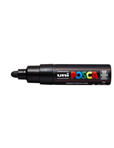 Posca PC-7M Marqueur de Pintura - Pointe de Bala 4.5-5.5mm - Encre Base al Eau - Résistant à la Luz - Couleur Noir