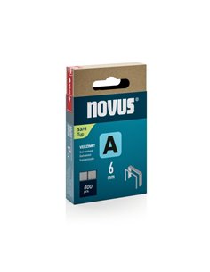 Novus À Tipo 53 Boîte de 800 Agrafes 53/6 Galvanizadas - Patilla de 6mm