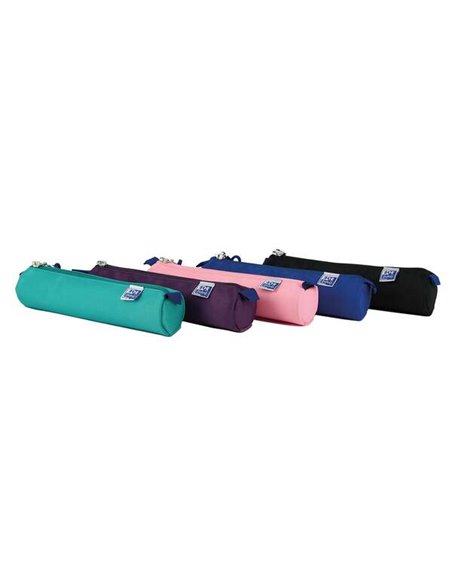 Oxford Kangoo Teens Étui Redondo Pequeño - Goma Élastique Pour unirlo al Cahier - Couleurs assorties