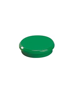 Dahle 95524 Pack de 10 Imanes Pour Tableau Blanca - Diametro de 24mm - Couleur Vert