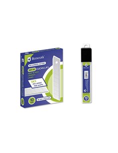 Bismark Blister de 10 Cuchillas de Recambio en Acier de Haute qualité - Dimension 18mmx0.5mm - Acier SK5