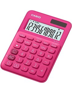 Casio MS-7UC Calculadora de Escritorio 10 Digitos - Tecla Double Cero - Marcadores de Coma de 3 Digitos - Pulsacion de Teclas Si