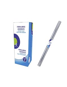 Bismark Forralibros Adherente PVC 5mx45cm - Forro de Plastico Adherente - Transparent