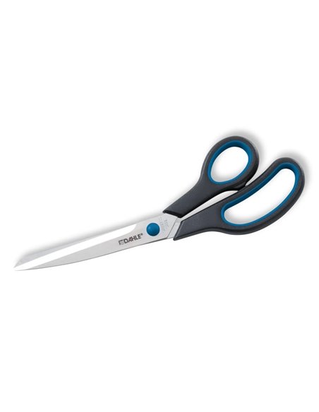 Dahle 54410 Office Comfort-Grip Ciseaux de Acier Templado 25cm - Feuilles Afiladas - Mangos Revestidos de Goma