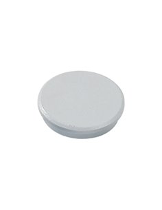 Dahle 95532 Pack de 10 Imanes Pour Tableau Blanca - Diametro de 32mm - Couleur Gris