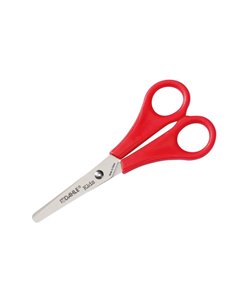 Dahle 54626 Kids Ciseaux Infantiles 13cm - Puntas Redondeadas - Acier Inoxydable - Couleur Rouge