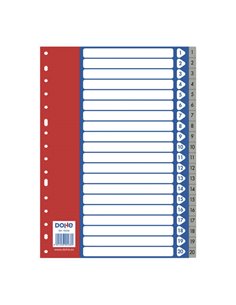 Dohe Separadores Pour Archivadores et Carpetas de Anillas - 120 Micras - Multitaladro de 16 Perforaciones - Sac Autoadhesiva Ind