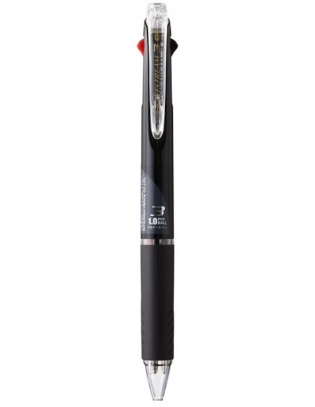 Uni-ball JetStream SXE3-400-10 Stylo à bille Multiple - Pointe de Bola 1mm - Encre Résistant à l'eau et Luz - Séchage Instantane