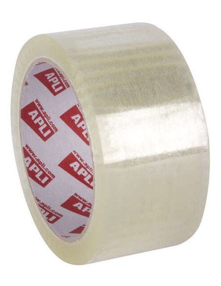 Apli Precinto Premium Pp Solvente Transparent 48mm x 66m - Résistant à la Humedad et al Envejecimiento - Adhésif de Haute qualit