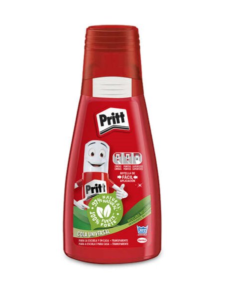 Pritt Cola Universal Liquida Transparent 100gr - Idéal Pour Manualidades - Lavable - Sans Disolventes - Pega Diferentes Material