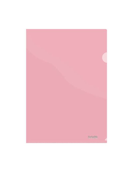 Dohe Dossier Uñero Premium Taille A4 - 210x297mm - Fabricado en Polipropileno Translucido de 180 Micras - Couleur Rouge