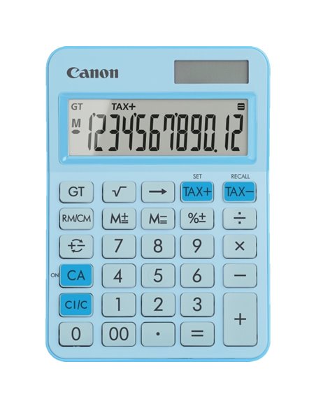 Canon LS-125KB Calculadora de Sobremesa Avec Écran LCD de 12 Digitos - Raiz Cuadrada, Calculo de Constantes, Gran Total, Cambio 
