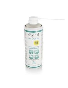 Ewent Spray de Aire Comprimido - Invertible - 220ml - Aplicador Pour Zonas Dificiles - Couleur Transparent