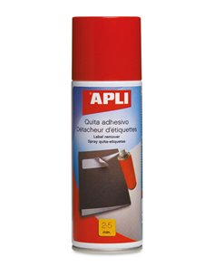 Apli Spray Quita Adhésif 200ml - Elimina Facilmente Residuos de Adhésif et Pegamento en Bois, Ceramica, Cristal, Metal et Plasti