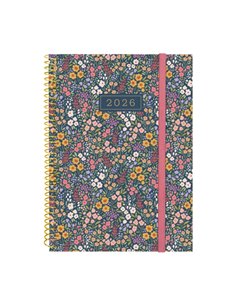 Finocam Design Collection Agenda de Spirale - Annuel 2026 - Couvercle Légère - Format E10 - 162x14x212mm - Semaine sur 2 pages H