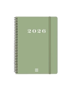Finocam My Agenda de Spirale en Catalan - Annuel 2026 - Couverture rigide Antirayaduras - Format E10 - 171x9x212mm - Semaine sur