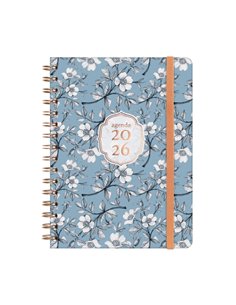 Finocam You Agenda de Spirale - Annuel 2026 - Planificador - Fermeture de Goma - Format E10 - 172x19x220mm - Semaine sur 2 pages