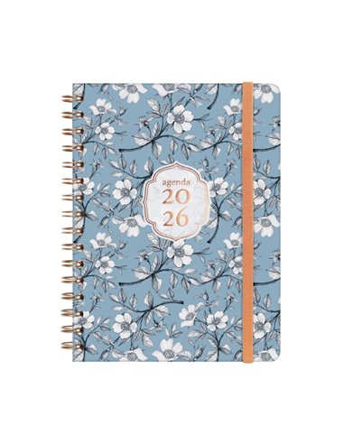 Finocam You Agenda de Spirale - Annuel 2026 - Planificador - Fermeture de Goma - Format E10 - 172x19x220mm - Semaine sur 2 pages