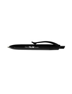 Milan P1 Touch Mini Stylo à bille de Bola Retractil - Pointe Ronde 1mm - Encre Avec Base de Aceite - Escritura Doux - Couleur No