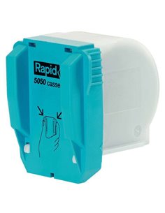Rapid Cartucho de Agrafes R5050 - Grapa Jusqu'à 50 Feuilles de Papier - Charge Facile - Patentado - Reemplazo de Piezas - Couleu