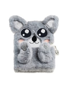 Miquel Rius Back2Fun Diario Secreto Peluche Koala - 80 Feuilles Rayadas de Papier 80gr - Fermeture Avec Llave