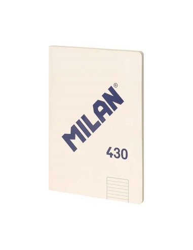 Milan Serie 1918 Carnet Encolada Format A4 Pautado 7mm - 48 Feuilles de 95 gr/m2 - Microperforado - Couverture souple - Couleur 