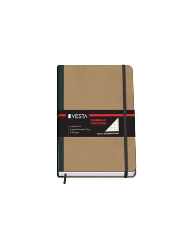Dohe Cahier Cartone Avec Puntas Redondeadas - 96 Feuilles de Papier Ahuesado de 80gr - Couvercle en Tres Piezas Avec Lomera de T