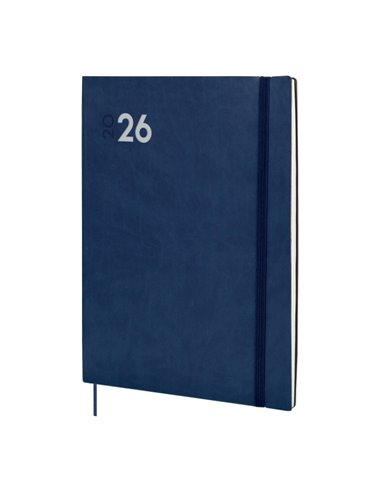 Finocam Dynamic Mara Agenda Profesional - Annuel 2026 - Couverture souple - Fermeture Avec Goma Élastique - Format Y12 - 214x11x