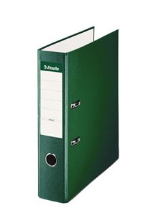 Esselte Archivador de Palanca Format Folio - Lomo 75mm - Capacité Pour 500 Feuilles - Couleur Vert