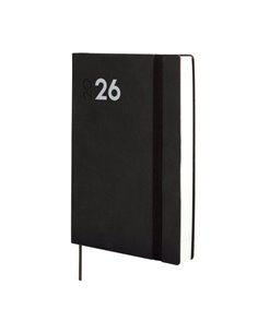 Finocam Dynamic Mara Agenda Profesional - Annuel 2026 - Couverture souple - Fermeture Avec Goma Élastique - Format Y10 - 144x22x