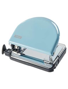 Petrus 52 Retro Perforateur Perforador Metalico - Jusqu'à 20 Feuilles - Marcas de Format - Facile Vaciado - Punzones 5.5mm - Cou