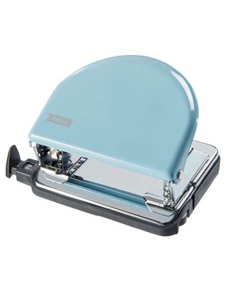 Petrus 52 Retro Perforateur Perforador Metalico - Jusqu'à 20 Feuilles - Marcas de Format - Facile Vaciado - Punzones 5.5mm - Cou